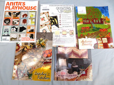 Anita Goodesign Premium Plus Collection Lot 5 Books And Discs Autumn Quilting
