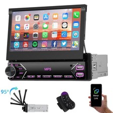 1 Din 7" Autoradio Bluetooth Bildschirm IPS Touchscreen Radio FM BT USB AUX