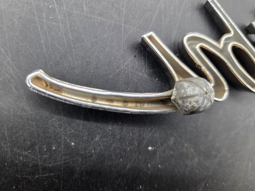 1966-1967 OEM Chevrolet Malibu Chrome Emblem Script OEM Badge Chevy 1960's 130 - Picture 6 of 6