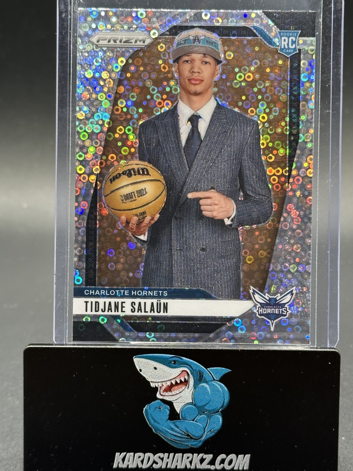 2024-25 Panini Prizm Rookie Variation Tidjane Salaun #262 Fast Break Prizm RC