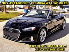2022 Audi A5 A5 Cabriolet Premium w/ low miles 🔥 FREE DELIVERY 🔥