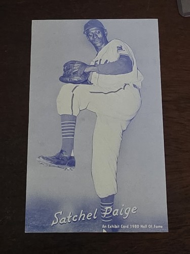 Satchel Paige 1980 Hall of Fame Exhibit card