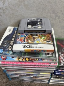 Huge Video Game Lot of Nintendo 64, Wii, Wii U, Gameboy, PS, DS & Xbox