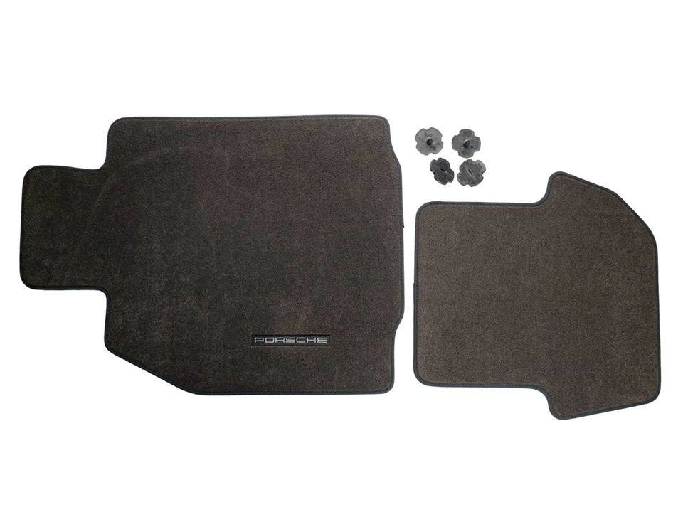 Alfombrillas negras (LHD) ORIGINALES OEM 99704480108A43 Porsche 911 997 (2005-2012) Foto 3 de 4