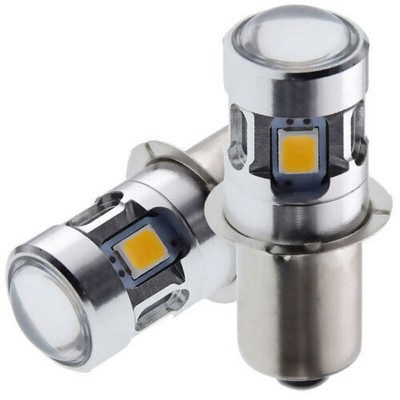 LED P13.5S PR2 Warm/Warmweiß Taschenlampe Lampe Ersetzen Birne Licht 3V/4.5V/6V