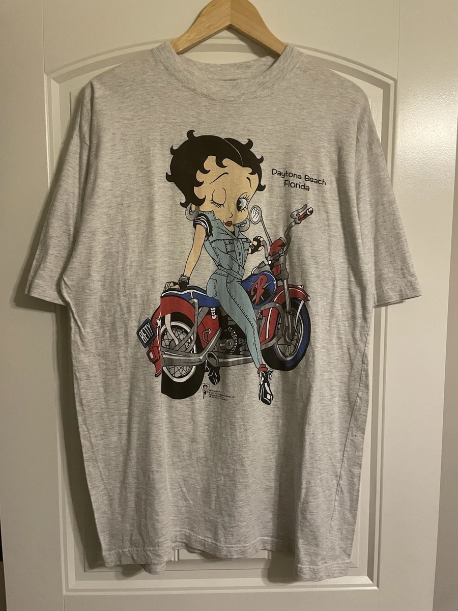 Betty Boop Biker T-Shirts for Men for sale | eBay