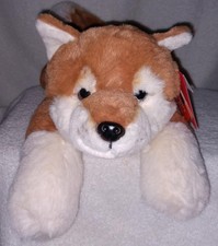 FAO Schwarz Adopt-A-Pets SHIBA INU Puppy Dog plush 19"L NWT