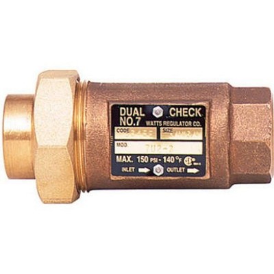Watts 072204 Series LF7RU2-2 Dual Check Valve Backflow Preventer - ... Fast Ship