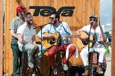 Zach Miller Toby Leaman Frank McElroy Scott McMicken of Dr Dog per- Old Photo