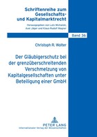 Christoph Wolter | Der GläUbigerschutz Bei Der GrenzüBerschreitenden...