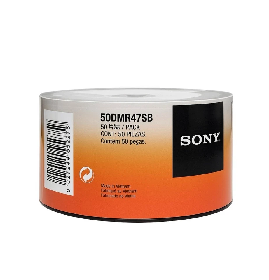 Sony Blank Recordable DVD-R DVDR 4.7GB 16X 50 Pack Logo Branded – AccuCORE Discs - Image 2 of 4