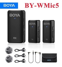 BOYA WMic5-M2 2.4GHz Mini Wireless Lavalier Microphone System for DSLR Camera
