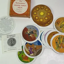 1981 The Motherpeace Round Tarot Deck Karen Vogel & Vicki Noble 78 Vintage Cards