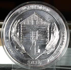 2015 5 oz Silver ATB Homestead NE Coin .999 Silver w/ Capsule !!