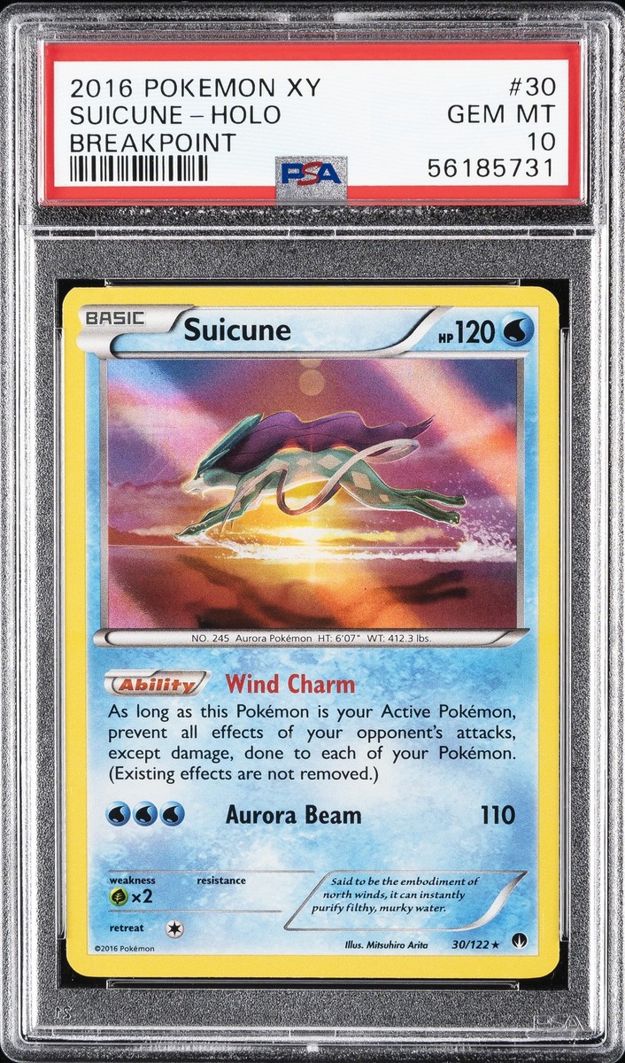2016 ソーナンス PSA 10 2016 POKEMON XY BREAKPOINT #30 SUICUNE-HOLO PSA 10 | eBay