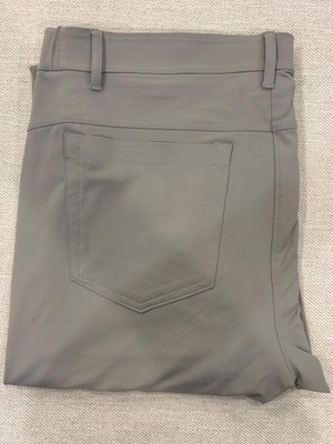 Public Rec Workday Pant Men's 36x32 Fog Light Grey NWOT Performance Chino Golf