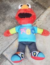 2013 Sesame Street Talking ABC Elmo Sings Alphabet Song Learning Plush 12" WORKS