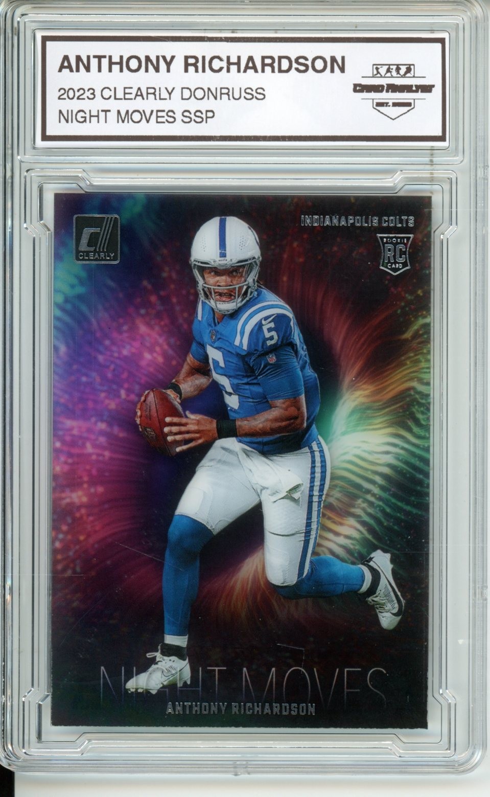 2023 CLEARLY DONRUSS #16 ANTHONY RICHARDSON NIGHT MOVES ROOKIE SSP