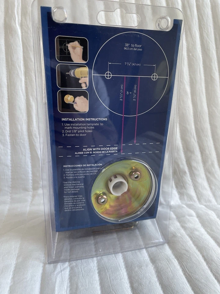 Schlage Door Handle Satin Nickel Hall/Closet Door Lever F170 V SAC 619 LH - Image 3 of 3