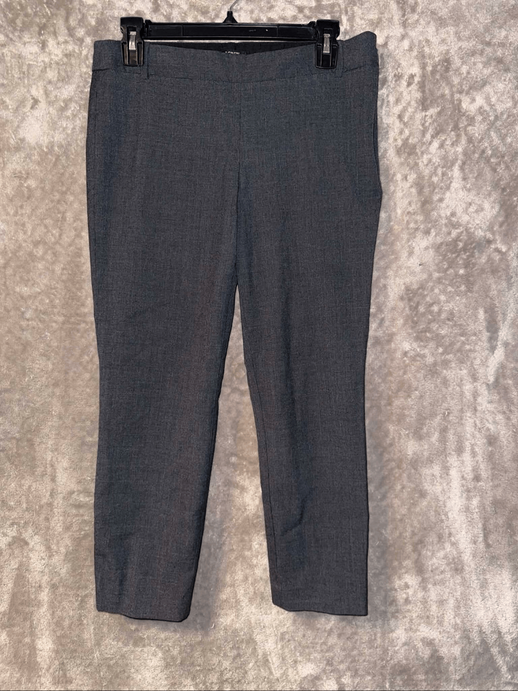 J. Crew City Fit Stretch Wool Blend Cropped Trousers Women’s Size 4  Gray Dress