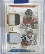 Panini 2018 National Treasures Ridley/D.J. Moore Rookie NFL Gear GCM-4 Prime/25