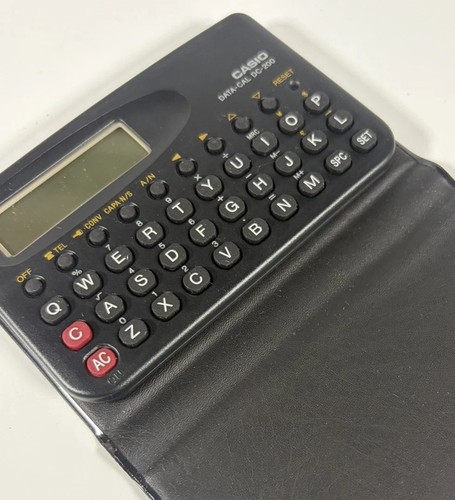 Casio databank calculator DC-200 retro fully working tech - Picture 3 of 7