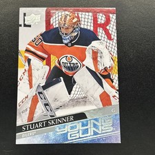 2020-21 Upper Deck Stuart Skinner Rookie Young Guns RC #496 Oilers Penguins