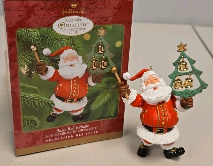 VTG Hallmark Keepsake JINGLE BELL KRINGLE 2000 Member Club Ornament