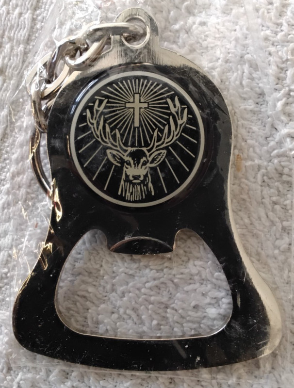 NEW JAEGERMEISTER BOTTLE OPENER  /  KEY CHAIN