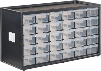 Storage Organizer, 30 Small Drawer Modular Storage System, Easily Stackable, Pla