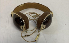 Skullcandy Roc Nation Aviator Brown Gold Transparent Headphones Corded 