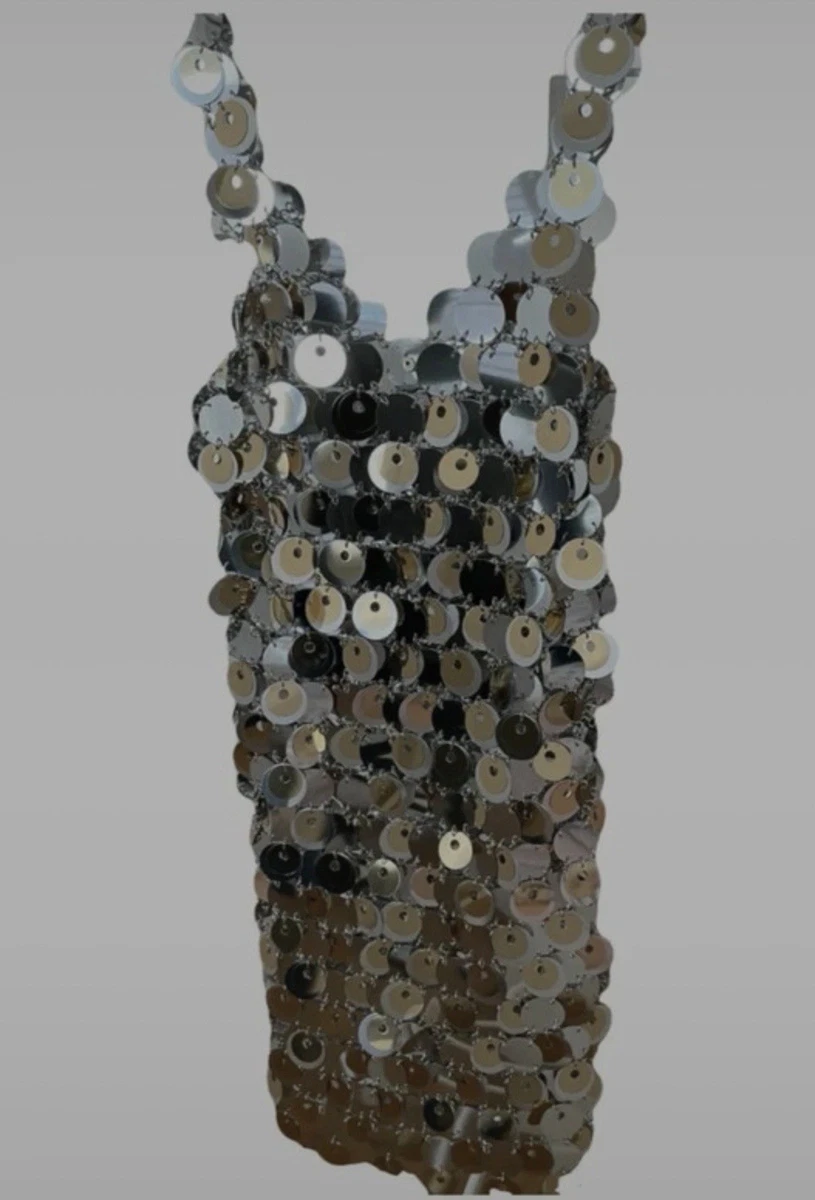 Silver Dresses for Women with Sequins for sale | eBay UK