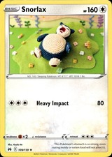 Snorlax Rare SWSH: Crown Zenith 109/159 NM on eBay