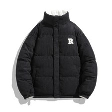Cashmere Cotton-padded Coat Double-sided Wear Loose Lapel Warm Coat