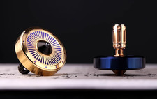 Titanium Hand Twisting Spinning Top Ceramic Bead Desktop Fidget Spinner Toy