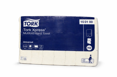 Tork Xpress Multifold Handtücher H2 Universal 21x230 Blatt 1-lagig 150100