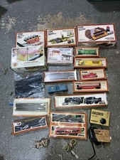 Vintage Train Hugh Lot Set TYCO, BACHMANN Transformer, PP, Track Wires  LOOK  
