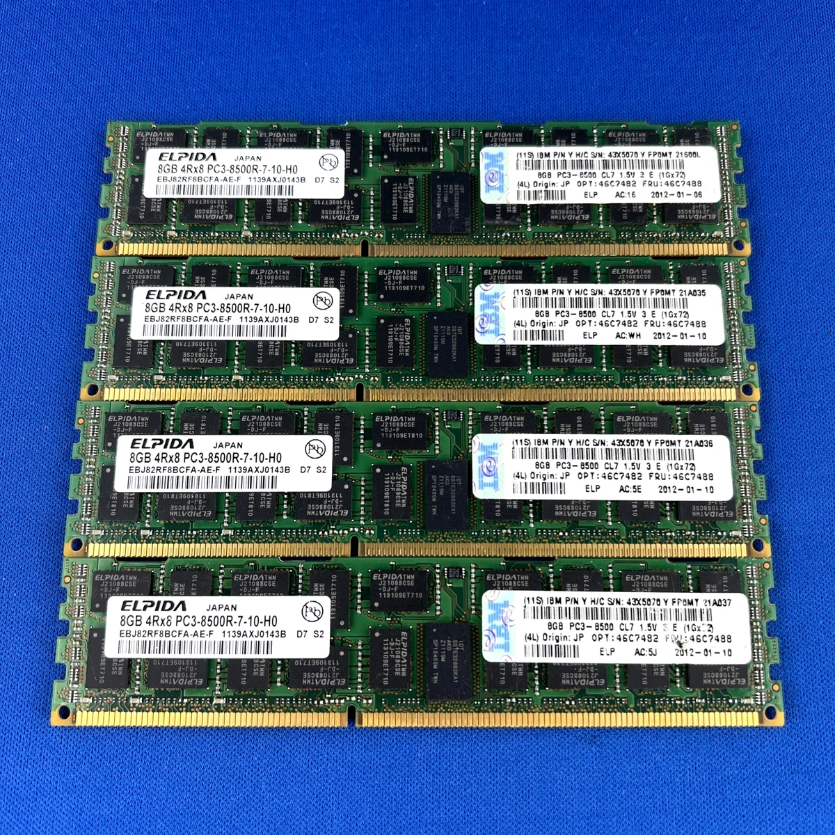PC3-8500 (DDR3-1066) DDR3 SDRAM ECC Network Server Memory (RAM