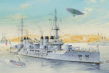 HobbyBoss Models 1/350 French Navy Pre-Dreadnought Battleship Voltaire