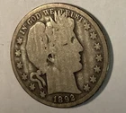 Rare 1892-O Barber Half Dollar Key Date New Orleans First Year Series Issue!