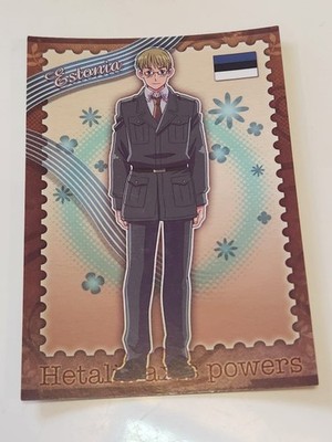 Hetalia Axis Powers APH Frontier Works Character Card 19 Estonia