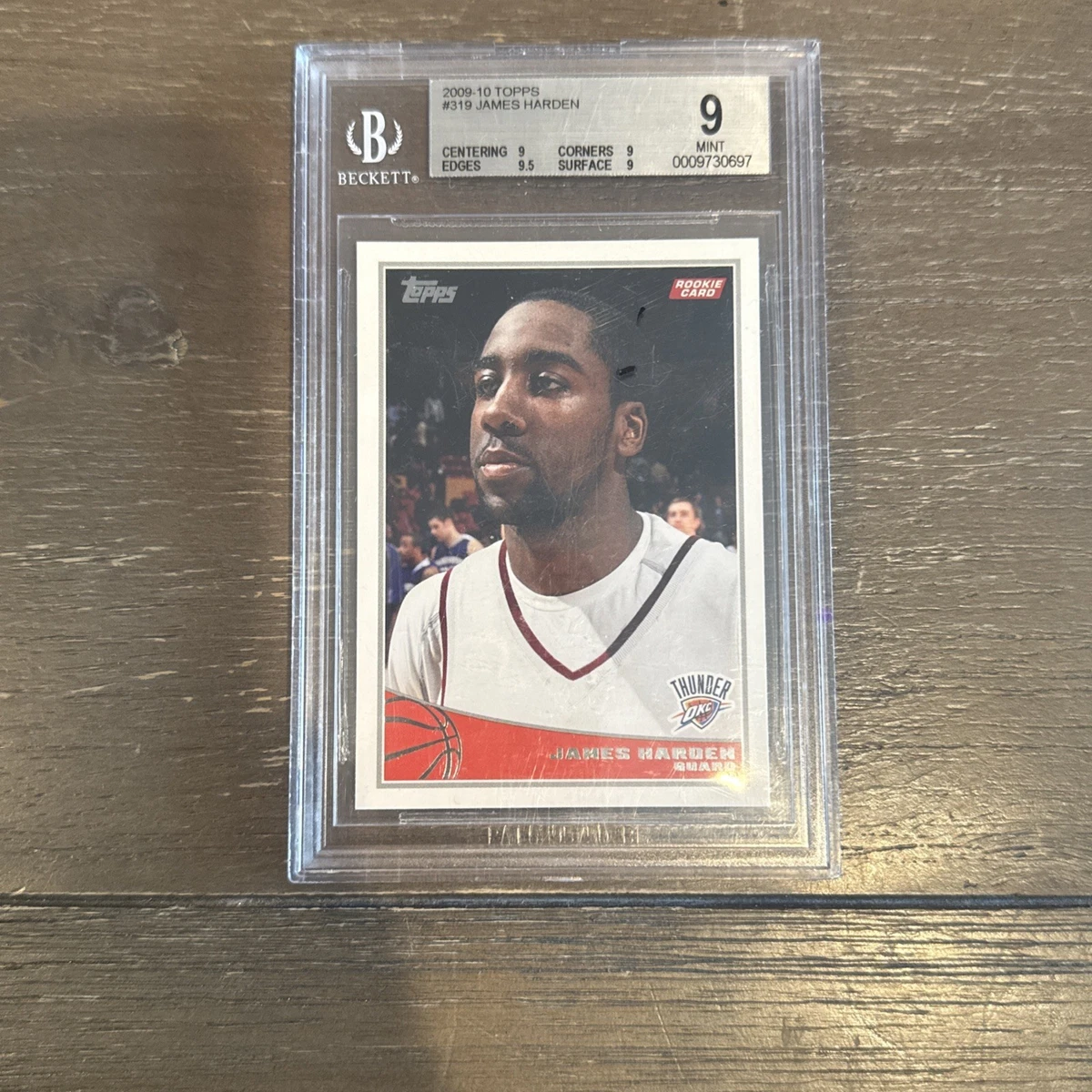 Topps James Harden Basketball Rookie Sports Trading Cards