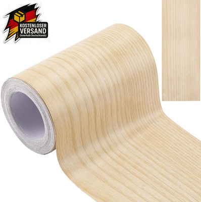 Selbstklebendes Reparaturband mit Holzmaserung für Möbel & Holzflächen, 10m