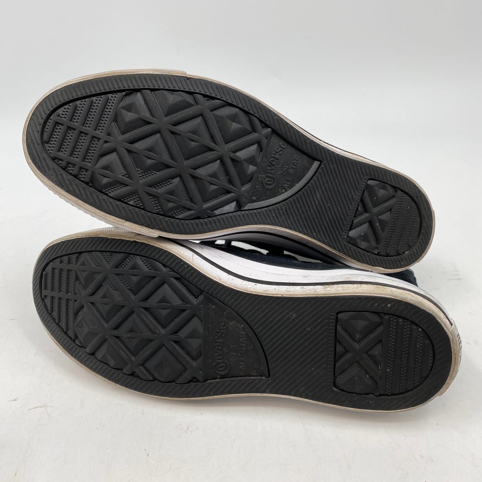 Converse Black Beige Patchwork High Top Sneakers … - image 9