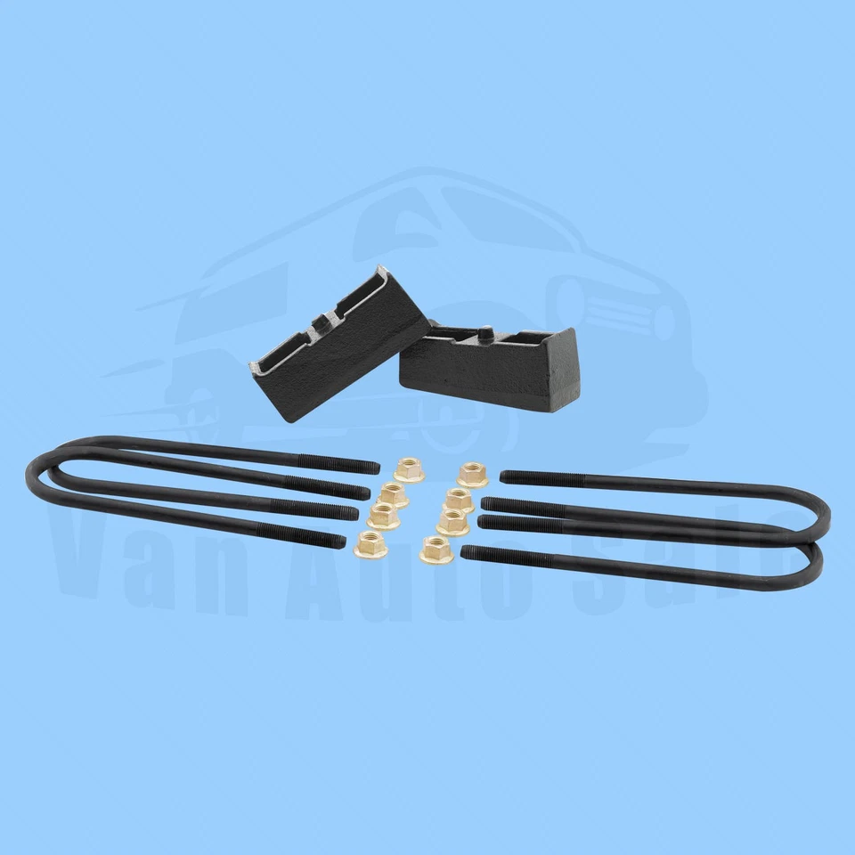 Susp. Kit de bloque de resorte de hoja R 2" ReadyLift para CHE Silverado 2500 HD 2001-2010 Foto 2 de 2