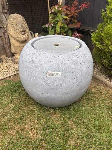 Ripple Effect Garden Water Feature with LED Lights Outdoor | eBay UK