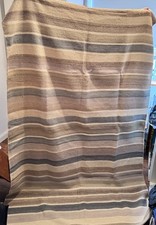 Image of Rug Flat Multi Melange Colour Stripe Design