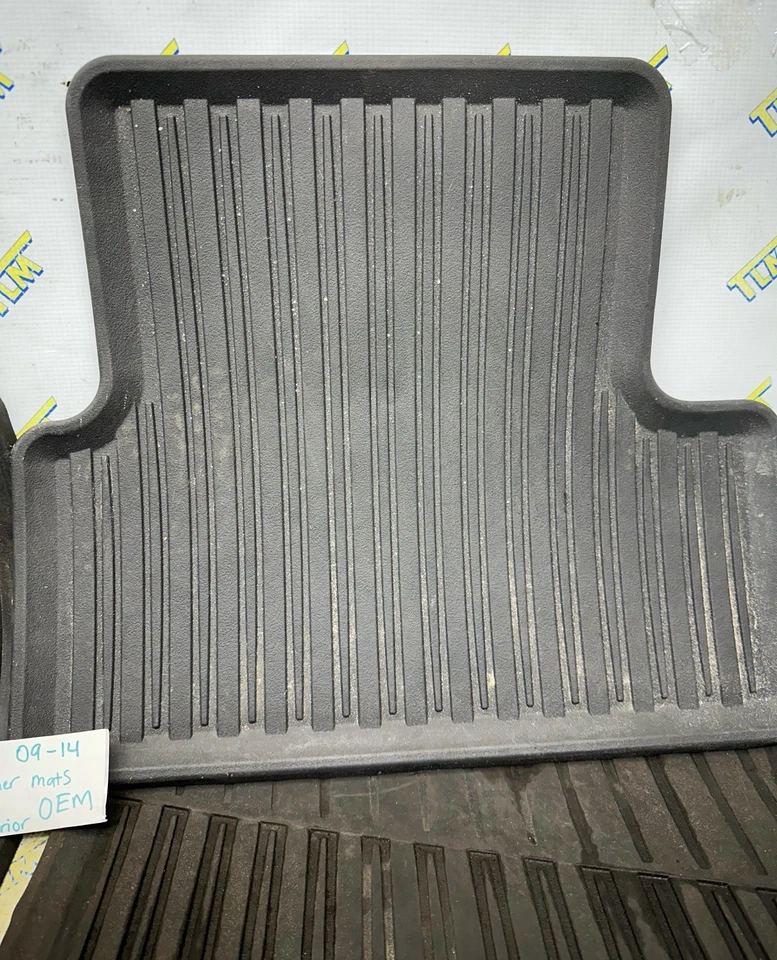09-14 Alfombrillas para todo clima Acura TSX forro de goma 2010 2011 2012 2013 interior OEM Foto 2 de 4