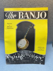 Gibson Kalamazoo 1927 “The Banjo” 23 Page Booklet 1974 Reprint