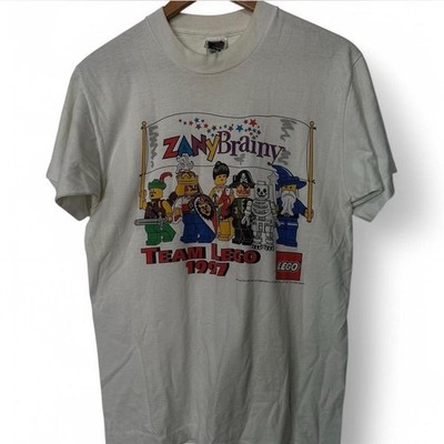 RARE Zany Brainy 1997 LEGO Promo T-Shirt Size Medium Extremely Hard To Find